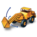 Hatra Tractor Shovel with Movement icon